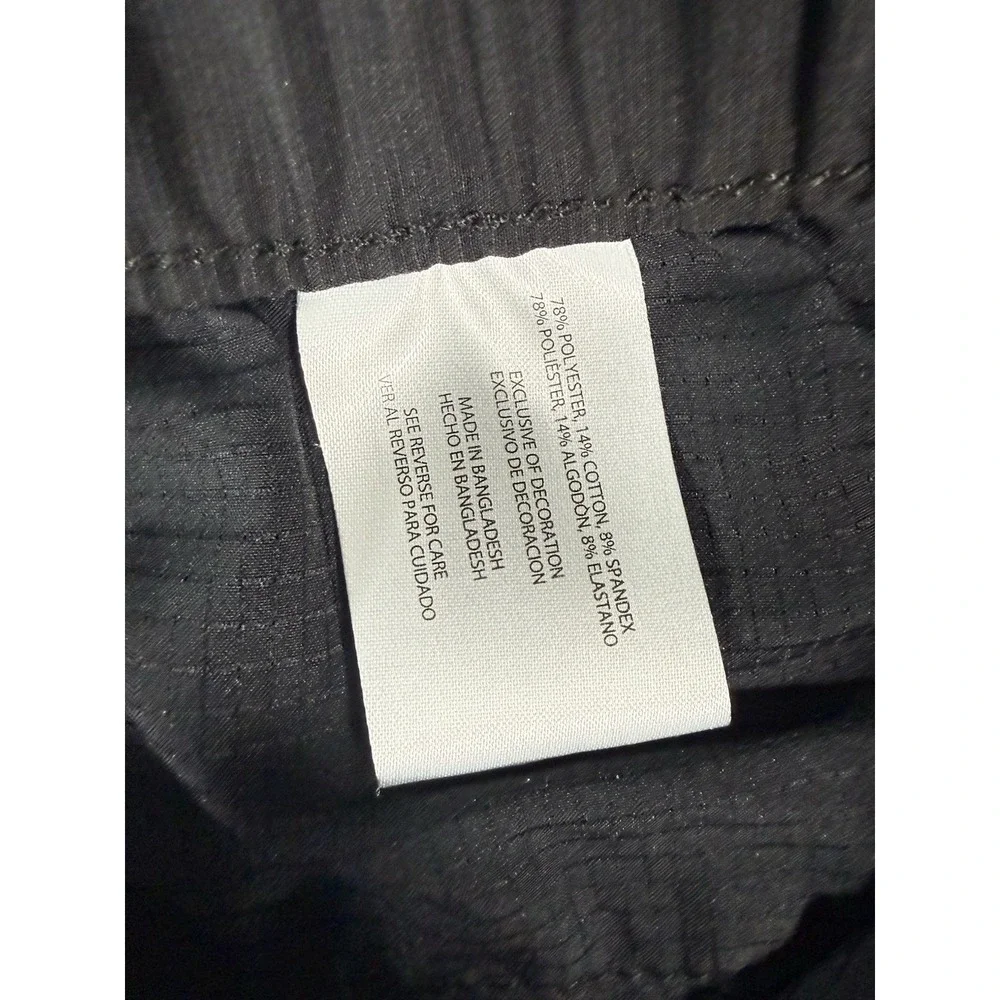 Banana Republic Shorts Mens 36 Black Flat Front Chino Casual